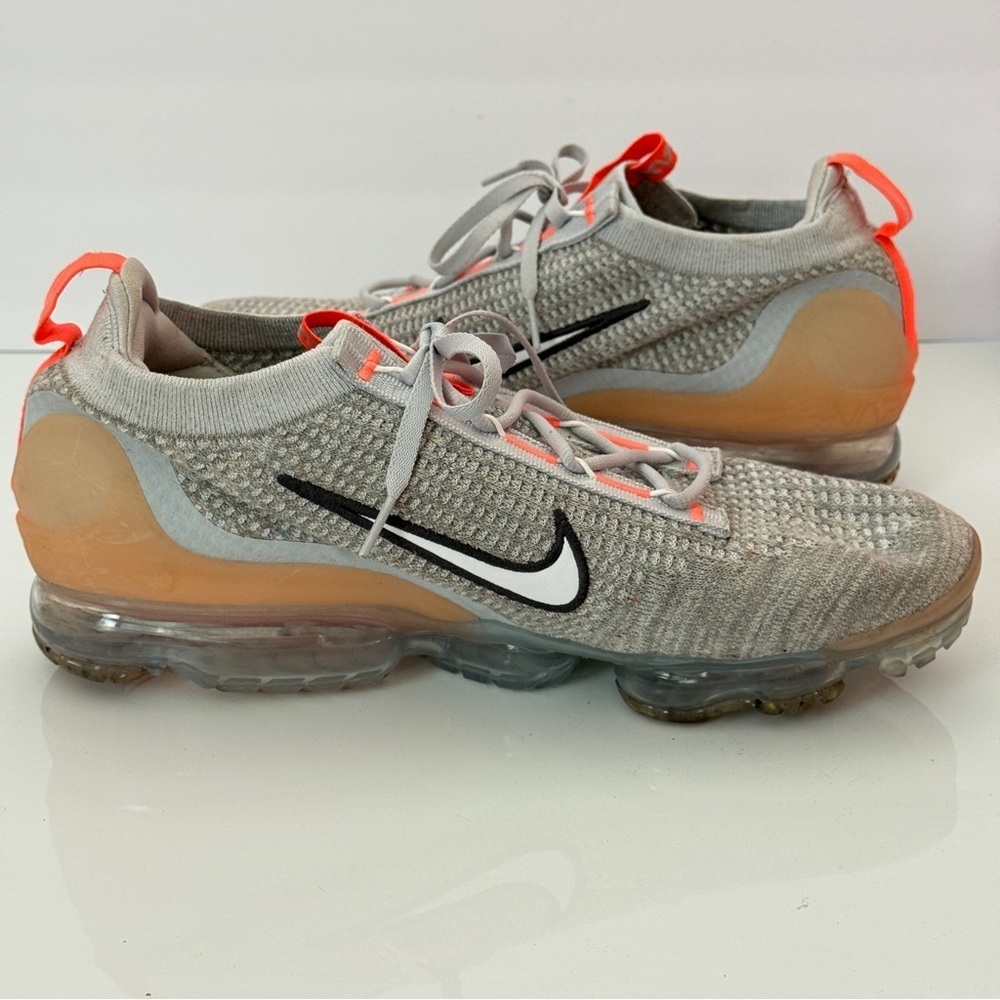 Nike Air VaporMax 2021 Mens Grey Fog Sneaker Shoes Size 11.5 - Picture 4 of 11
